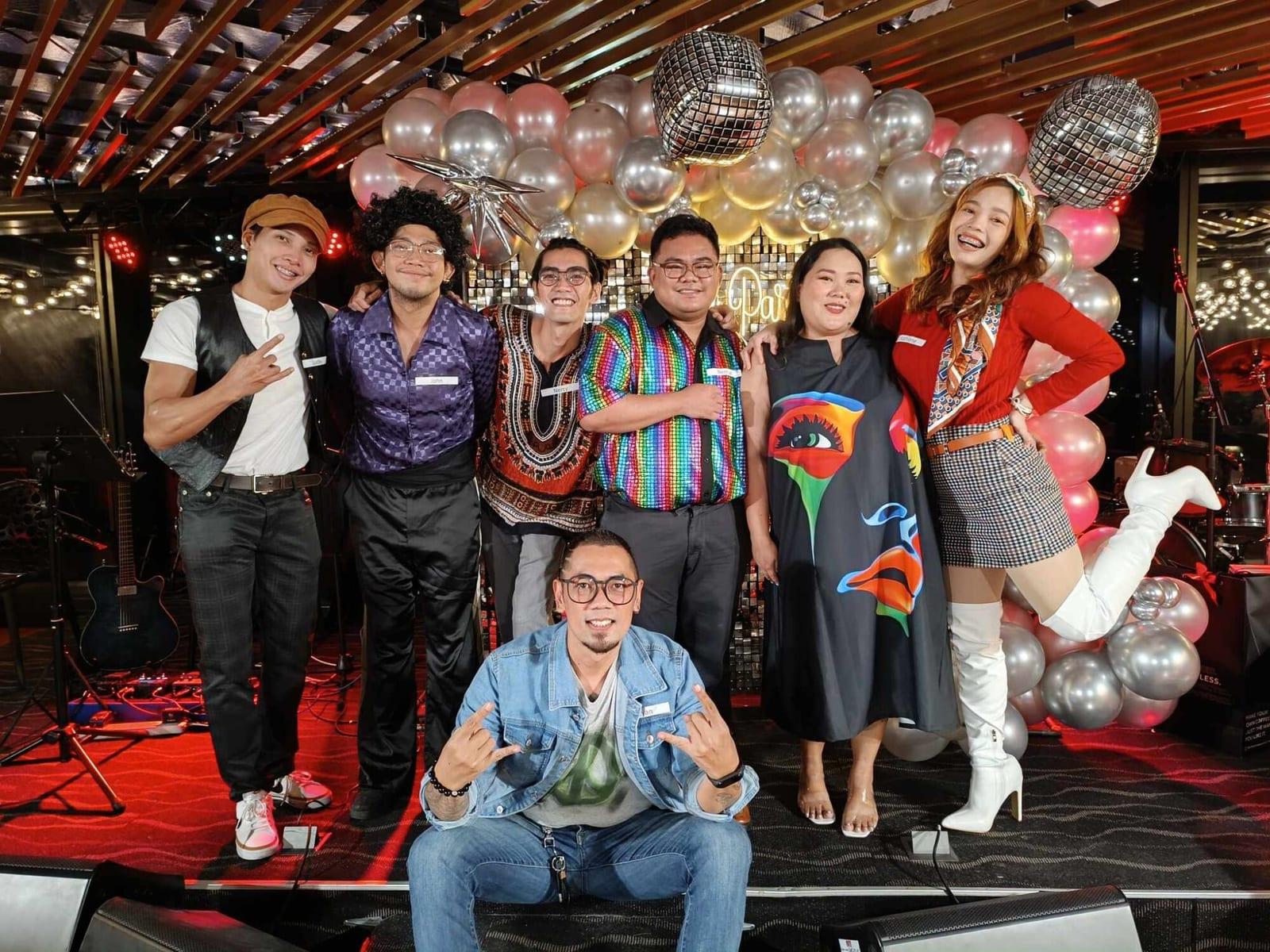 ISG Manila teammates at a team celebration