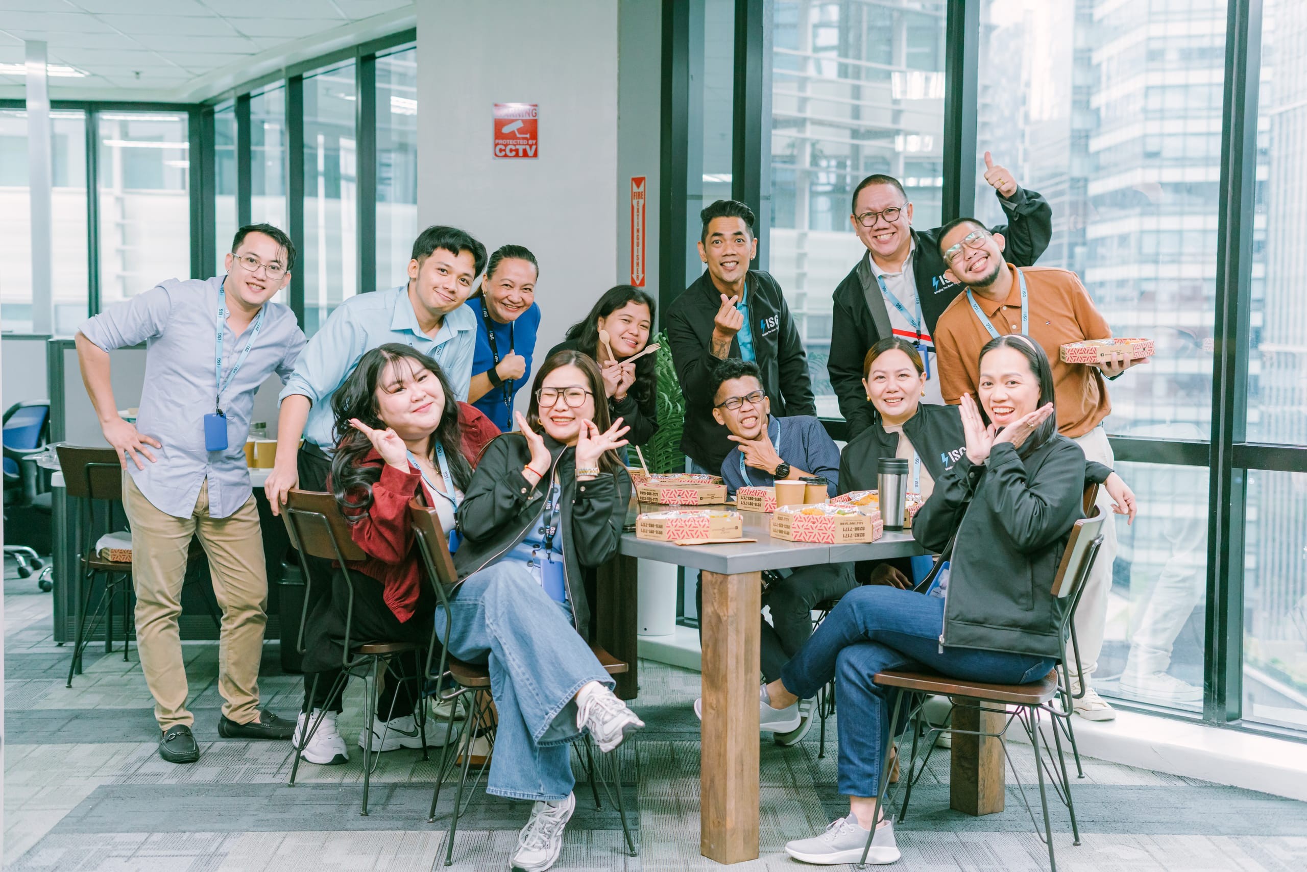 ISG teammates at the Manila office